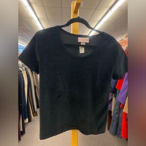 Confetti Ladies Med Velvet Tee New